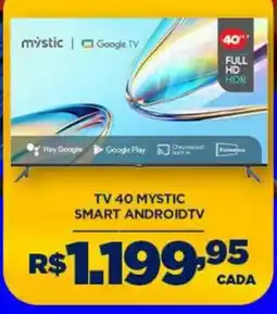 DB Supermercados tv 40 mystic smart androidtv oferta