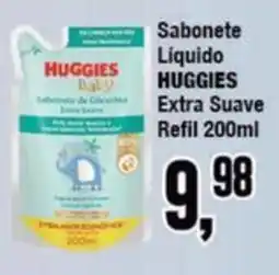 Rede Economia Sabonete liquido huggies extra suave oferta