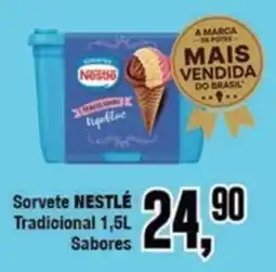 Rede Economia Sorvete nestlé tradicional sabor oferta