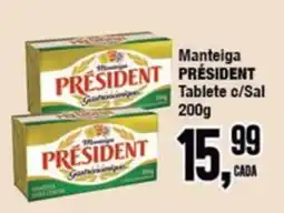 Rede Economia Manteiga presidente tablete c/sal oferta