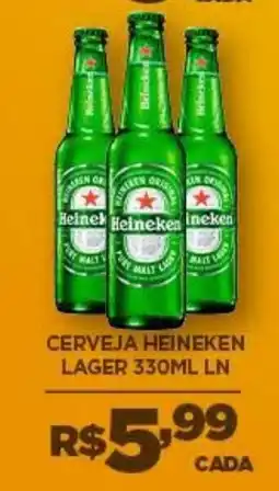 DB Supermercados Cerveja heineken lager oferta