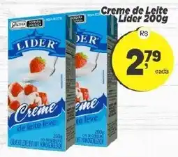 Amarelinha supermercados Creme de leite leve oferta