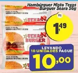 Amarelinha supermercados Hambúrguer Misto Texas oferta