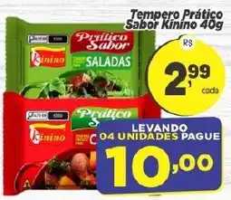 Amarelinha supermercados Tempero Prático Sabor Kinino oferta