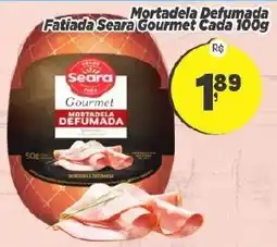 Amarelinha supermercados Mortadela Defumada oferta