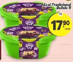 Amarelinha supermercados Açaí Tradicional Bufalo II oferta