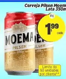 Amarelinha supermercados Cerveja Pilsen Moema oferta