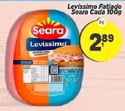 Amarelinha supermercados Levissimo Fatiado oferta