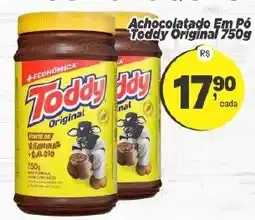 Amarelinha supermercados Achocolatado em pó toddy original oferta