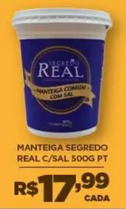 DB Supermercados Manteiga segredo real c/sal oferta