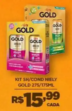 DB Supermercados Kit sh/cond niely gold oferta