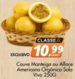 Delta Supermercados Couve Manteiga ou Alfaca Americana Orgânico Solo oferta