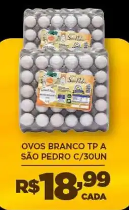 DB Supermercados ovos branco tp a são pedro oferta
