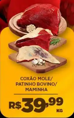DB Supermercados Coxão mole/ patinho bovino/ maminha oferta