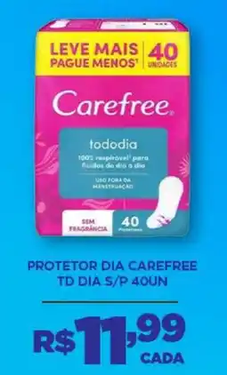 DB Supermercados protetor dia carefree td dia s/p oferta