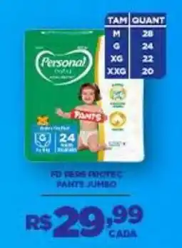 DB Supermercados Personal pants jumbo oferta