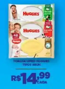 DB Supermercados toalha umed huggies tipos 48un oferta