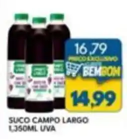 Rancho Bom Supermercados Suco campo largo uva oferta