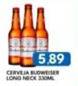 Rancho Bom Supermercados Cerveja budweiser long neck oferta