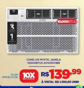 Cond ar mystic janela