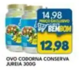 Rancho Bom Supermercados ovo codorna conserva jureia oferta