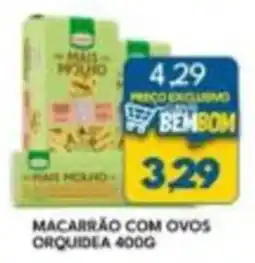 Rancho Bom Supermercados Macarrão com ovos orquídea oferta