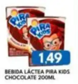 Rancho Bom Supermercados Bebida láctea pira kids chocolate oferta