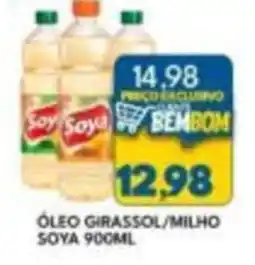 Rancho Bom Supermercados óleo girassol/milho soya oferta