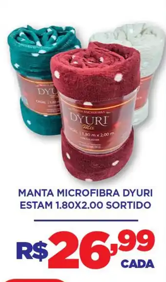 Manta microfibra dyuri