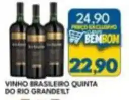 Rancho Bom Supermercados vinho brasileiro quinta do rio grande oferta