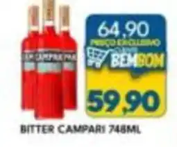 Rancho Bom Supermercados Bitter Campari oferta
