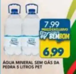 Rancho Bom Supermercados Água mineral sem gás da pedra oferta