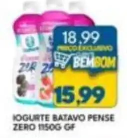 Rancho Bom Supermercados Iogurte batavo pense zero oferta