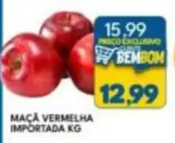 Rancho Bom Supermercados Maçã vermelha importada kg oferta