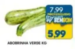 Rancho Bom Supermercados abobrinha verde kg oferta