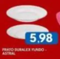 Rancho Bom Supermercados prato duralex fundo - astral oferta