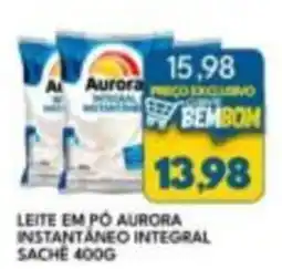 Rancho Bom Supermercados Leite em pó aurora instantâneo integral oferta