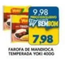 Rancho Bom Supermercados Farofa de mandioca temperada yoki oferta