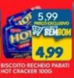 Rancho Bom Supermercados Biscoito recheio parati hot cracker oferta