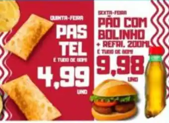Rancho Bom Supermercados pão com bolinho oferta