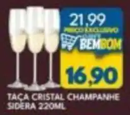 Rancho Bom Supermercados Taca cristal champanhe oferta