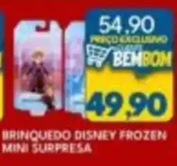 Rancho Bom Supermercados Brinquedo disney frozen mini surpresa oferta