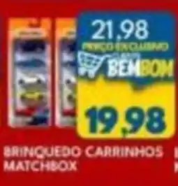 Rancho Bom Supermercados brinquedo carrinhos matchbox oferta