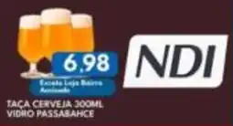 Rancho Bom Supermercados Taça cerveja vidro passabahce oferta