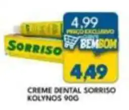 Rancho Bom Supermercados Creme dental sorriso oferta