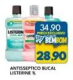 Rancho Bom Supermercados Antisseptico bucal listerine 1l oferta