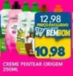 Rancho Bom Supermercados creme pentea r origem oferta