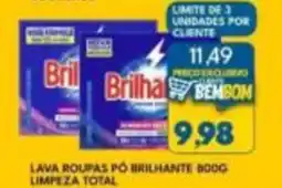 Rancho Bom Supermercados Lava roupas pó brilhante oferta