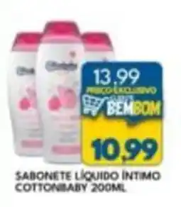 Rancho Bom Supermercados Sabonete liquido intimo cottonbaby oferta