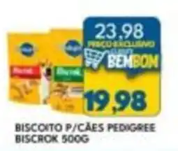 Rancho Bom Supermercados Biscoito p/cães pedigree biscrok oferta